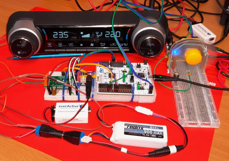 Toyota RAV4 Climate Control Panel LIN Bus Interface