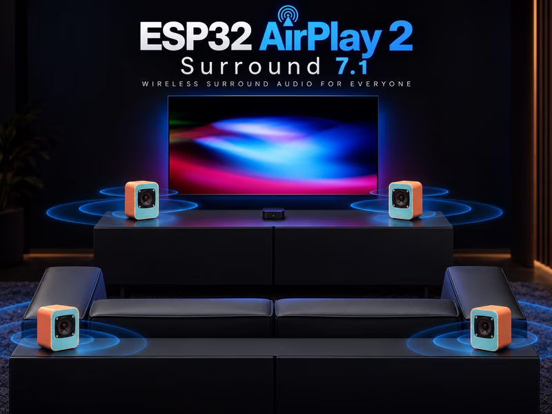 ESP32 AirPlay 2 Surround