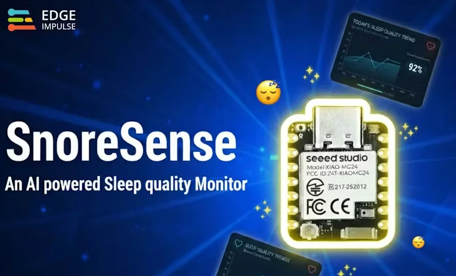 SnoreSense: AI-Powered Snore Detection on Seeed XIAO MG24 Sense